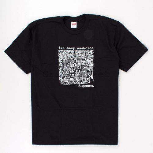Too Many Assholes Tee in Black