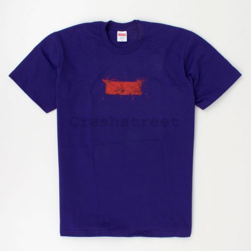 Ralph Steadman Box Logo Tee in Purple