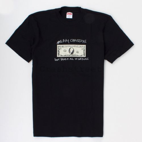 Spend It Tee (Holiday Tee) in Black