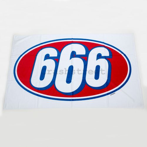 666 Beach Towel in White