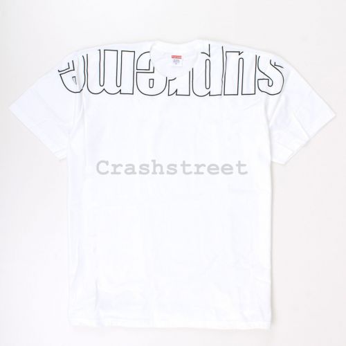 Upside Down Tee in White