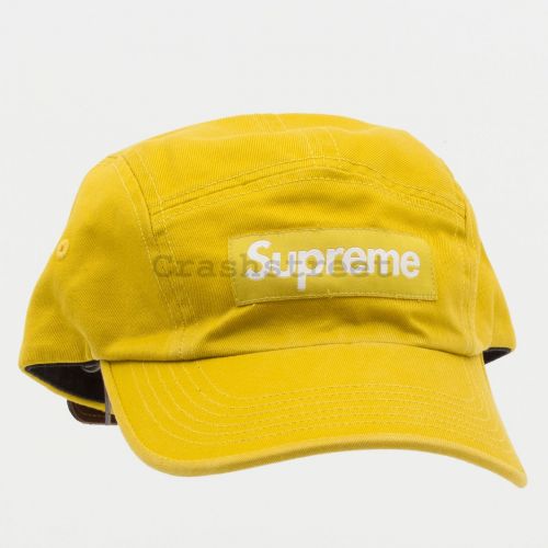 Washed Chino Twill Camp Cap (fw21) in Sulfur
